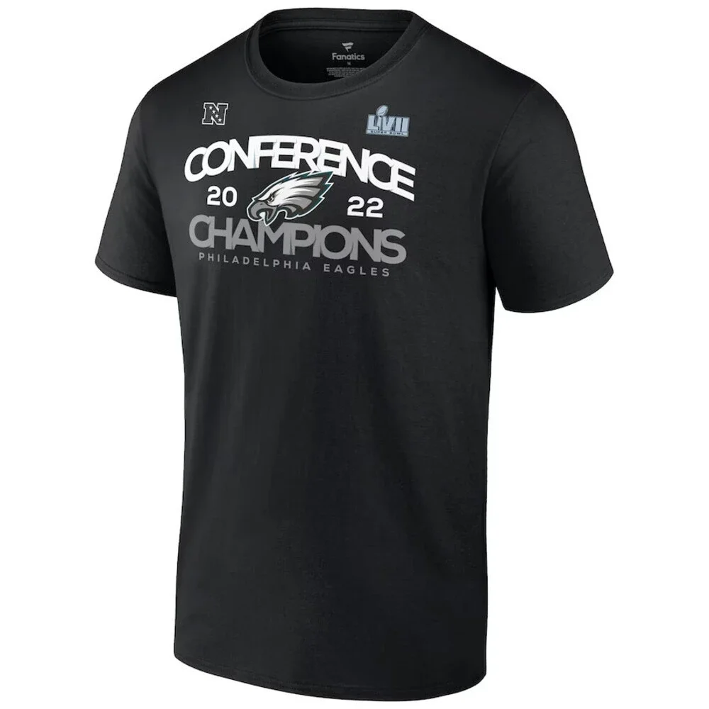 Outerstuff T-Shirt Men's XL Black Philadelphia Eagles 2022 NFC Champions SRT293